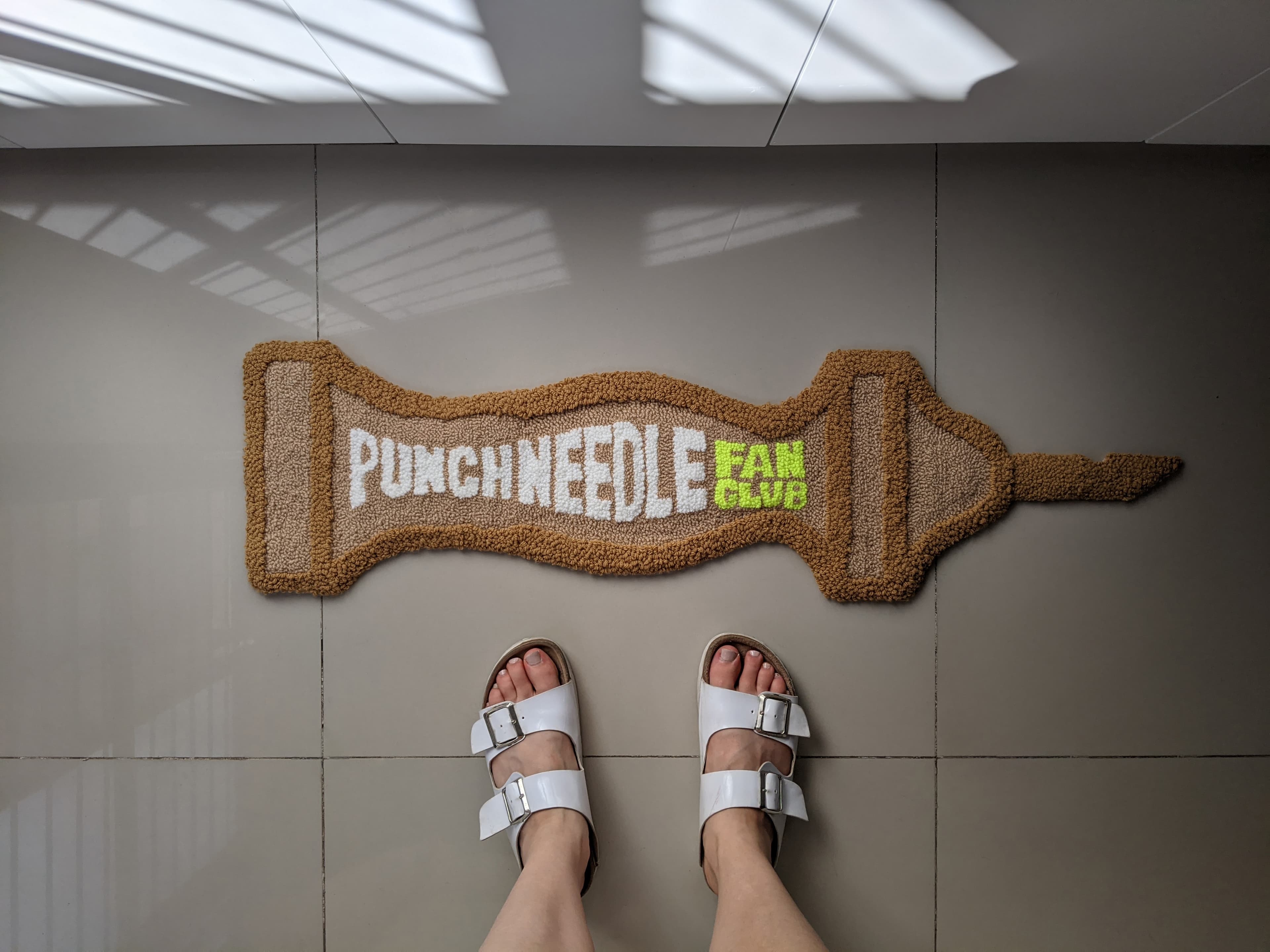 Bordado Punch Needle fan club