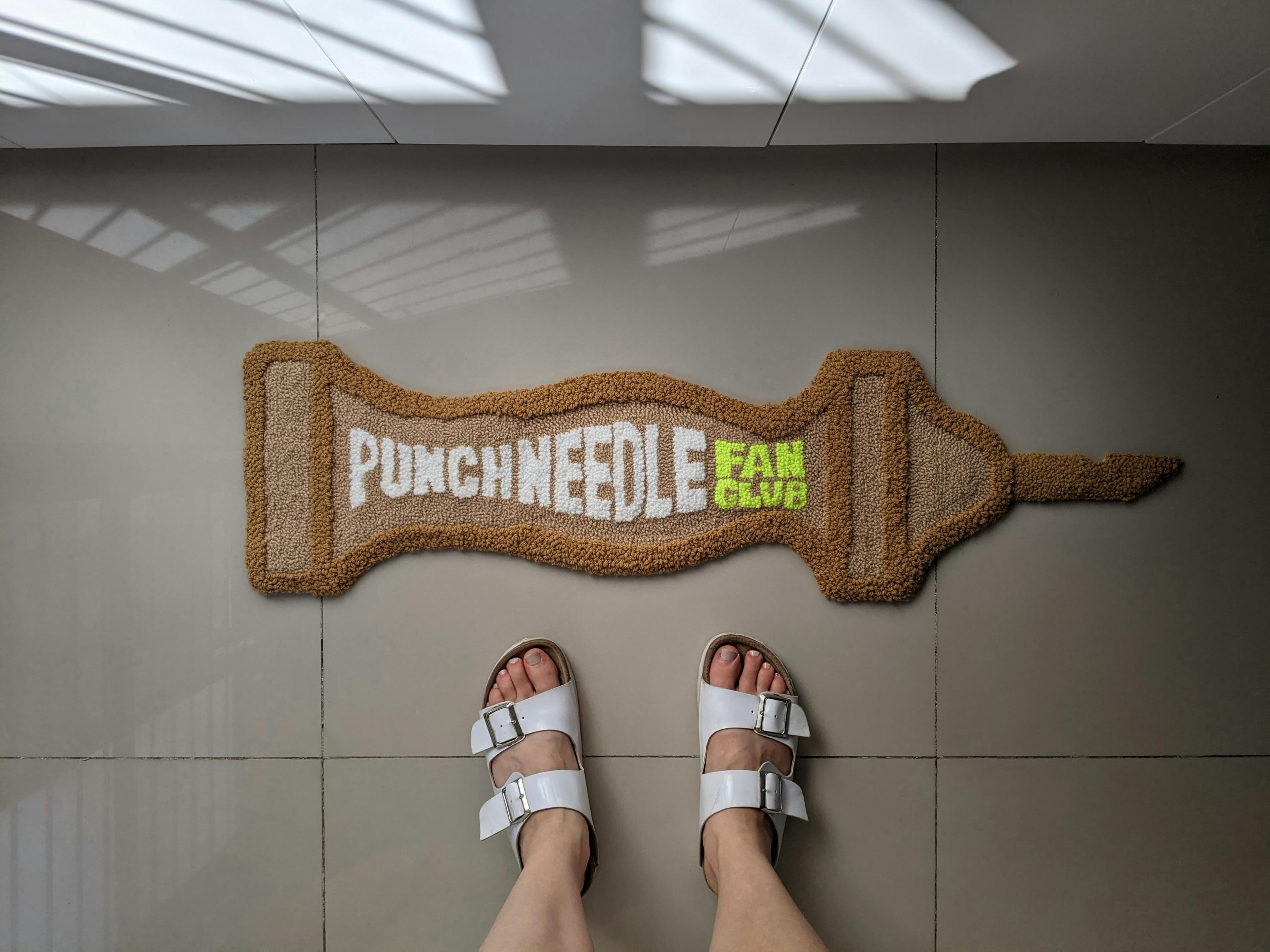 Bordado Punch Needle fan club